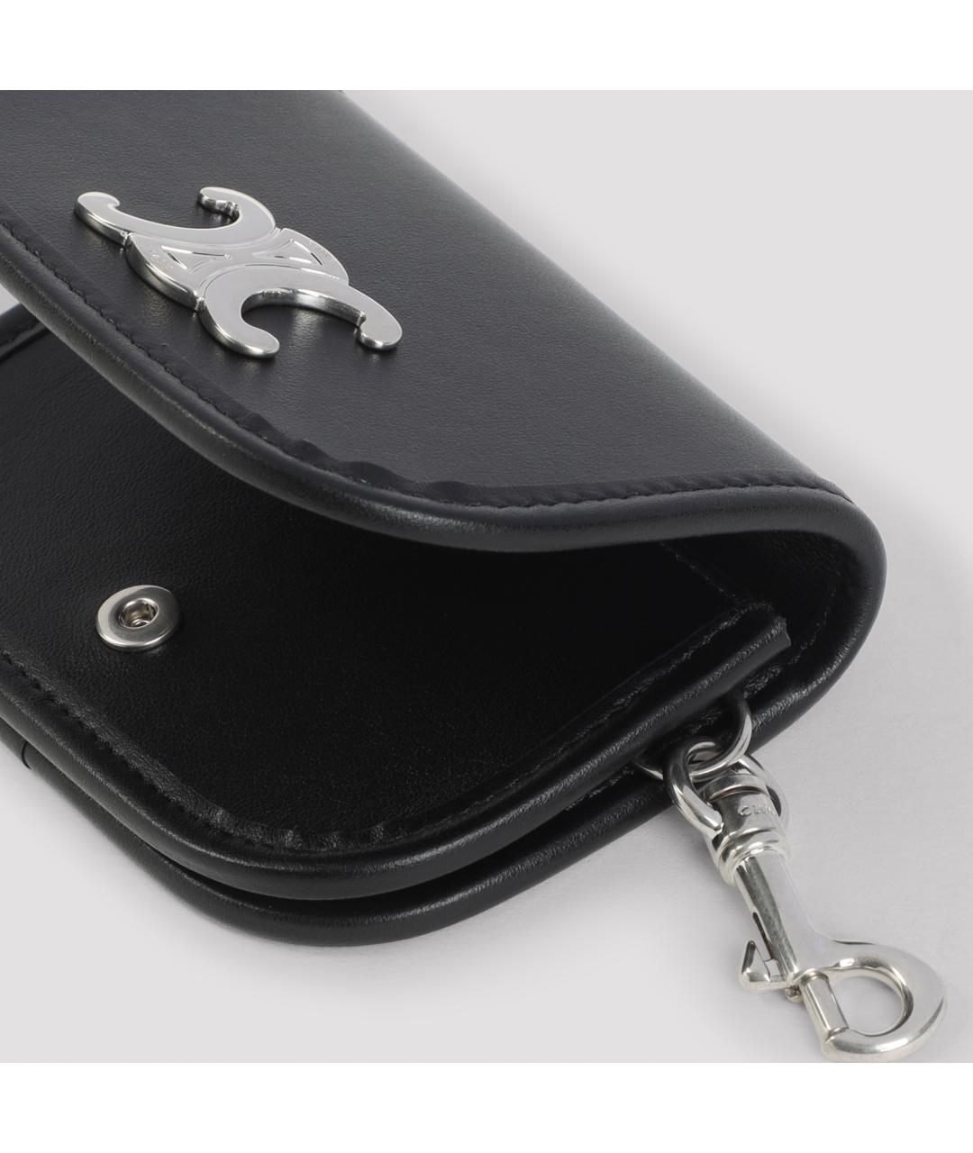 CELINE Черный брелок, фото 3