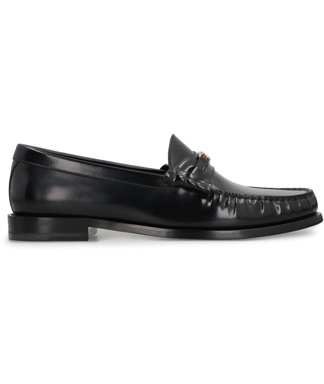 CELINE Черные кожаные лоферы, фото 2