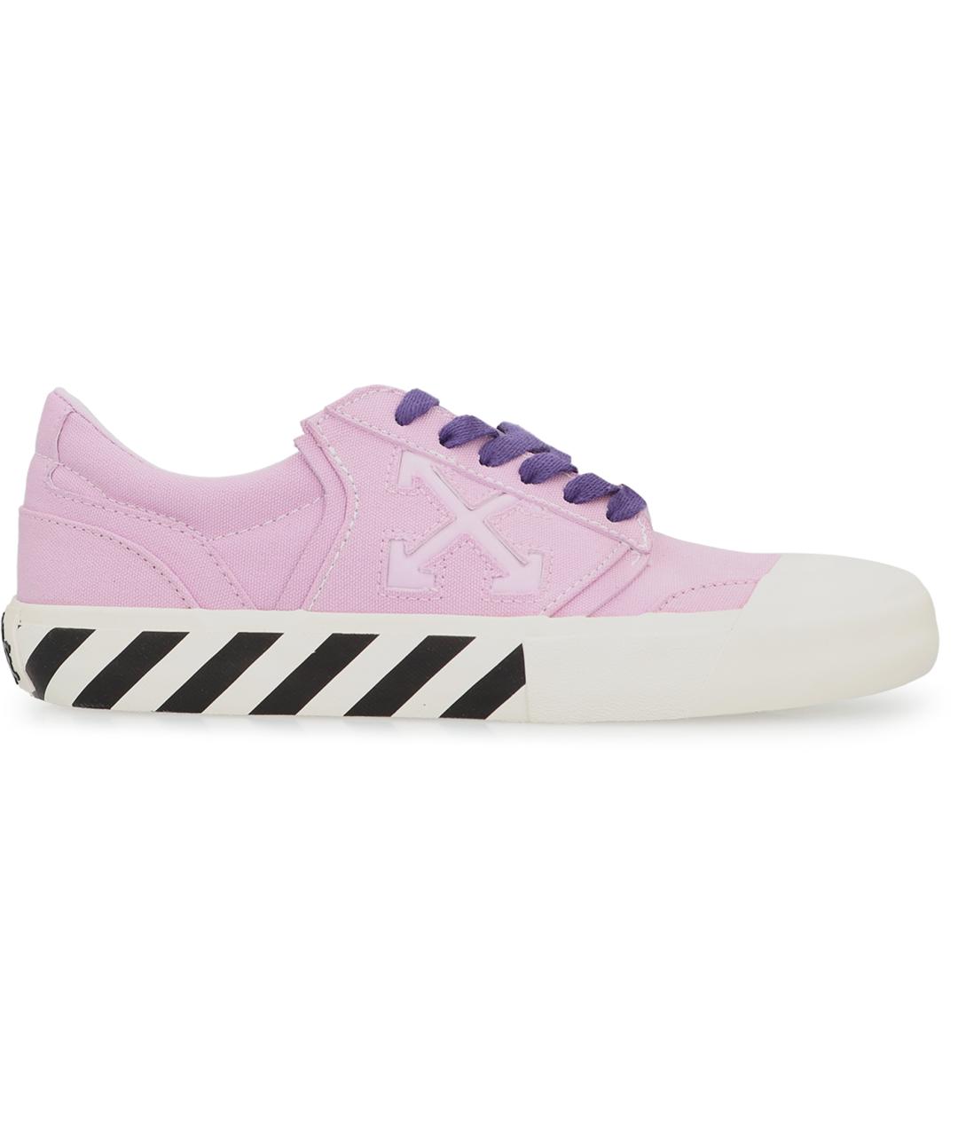OFF-WHITE Розовые текстильные кроссовки, фото 2