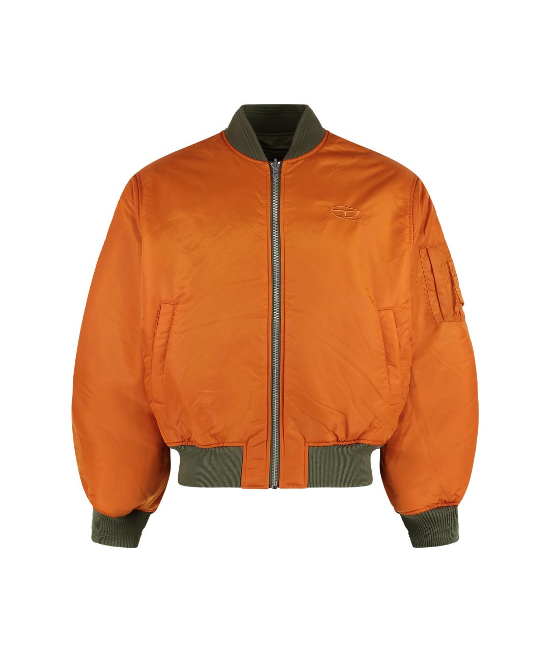 DIESEL Зеленая полиэстеровая куртка, фото 3