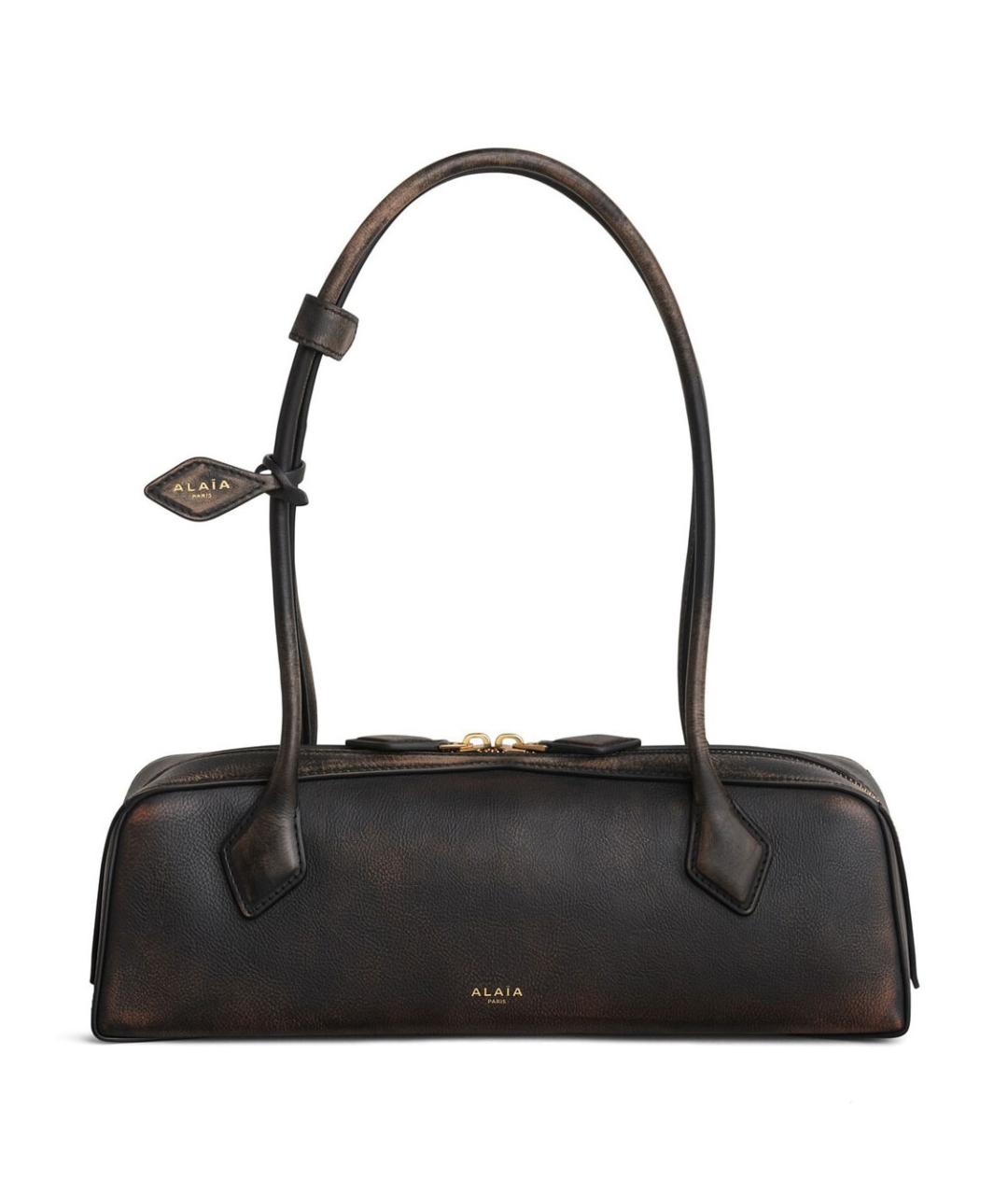 ALAIA Коричневая кожаная сумка через плечо, фото 1