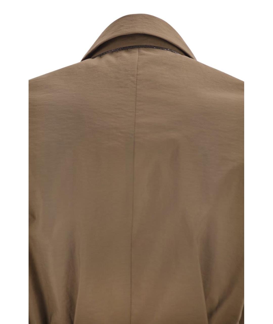 BRUNELLO CUCINELLI Бежевый хлопковый жилет, фото 4