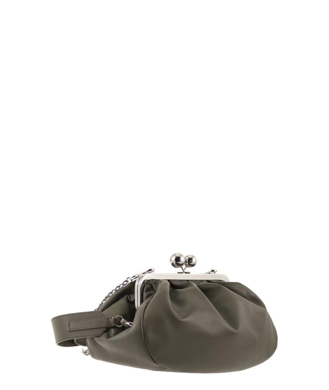 WEEKEND MAX MARA Зеленая сумка с короткими ручками, фото 4