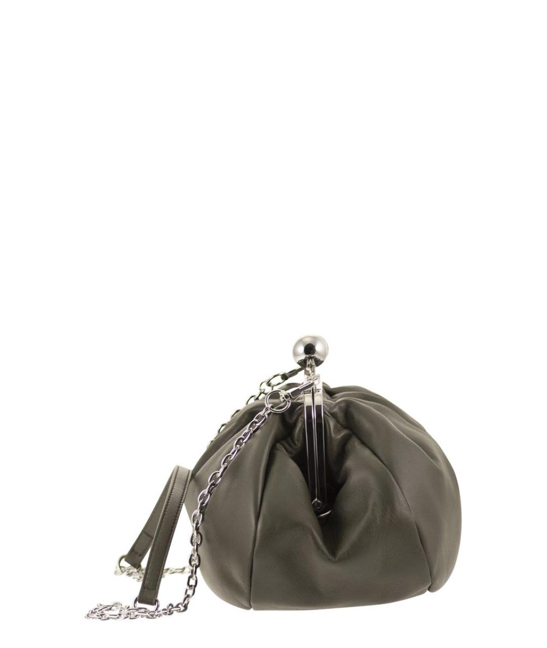 WEEKEND MAX MARA Зеленая сумка с короткими ручками, фото 3