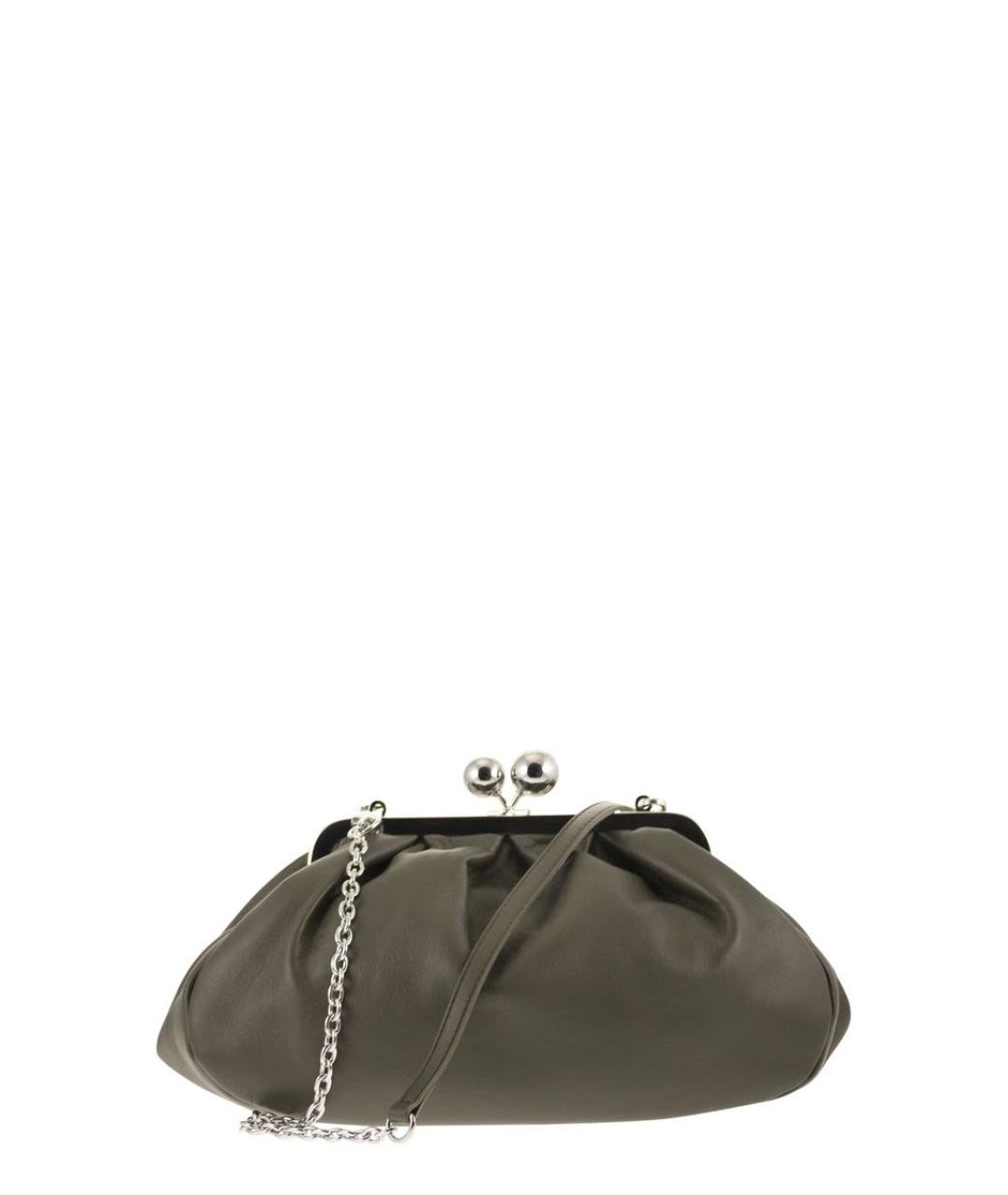 WEEKEND MAX MARA Зеленая сумка с короткими ручками, фото 2