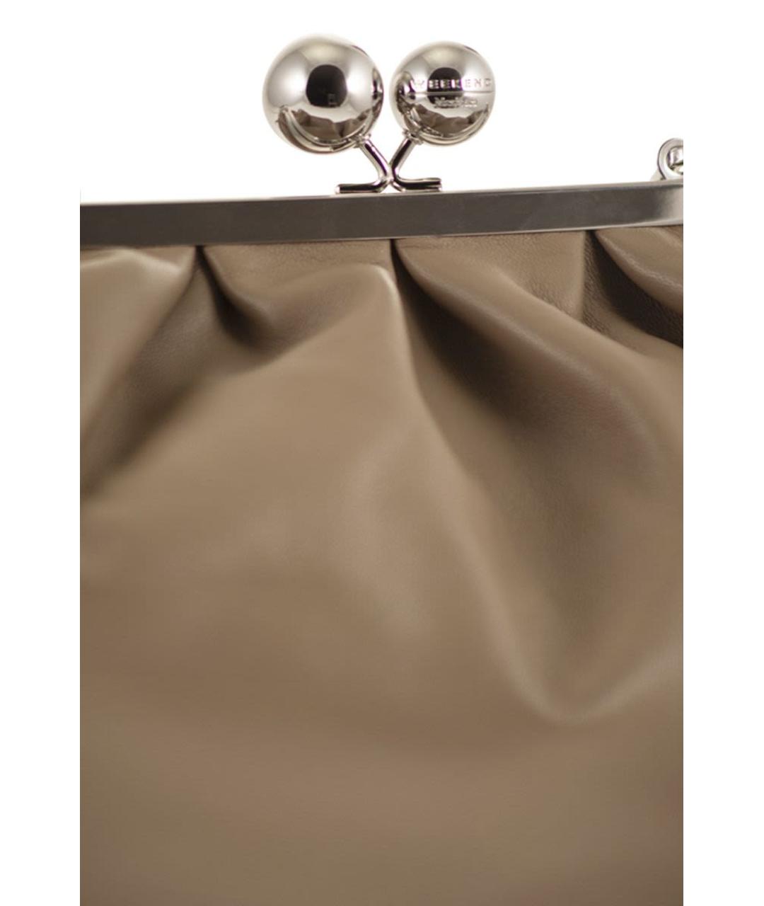 WEEKEND MAX MARA Коричневая сумка с короткими ручками, фото 5