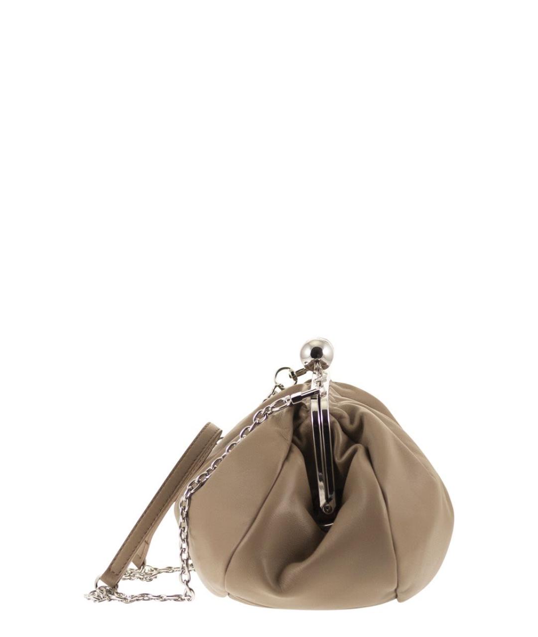 WEEKEND MAX MARA Коричневая сумка с короткими ручками, фото 3