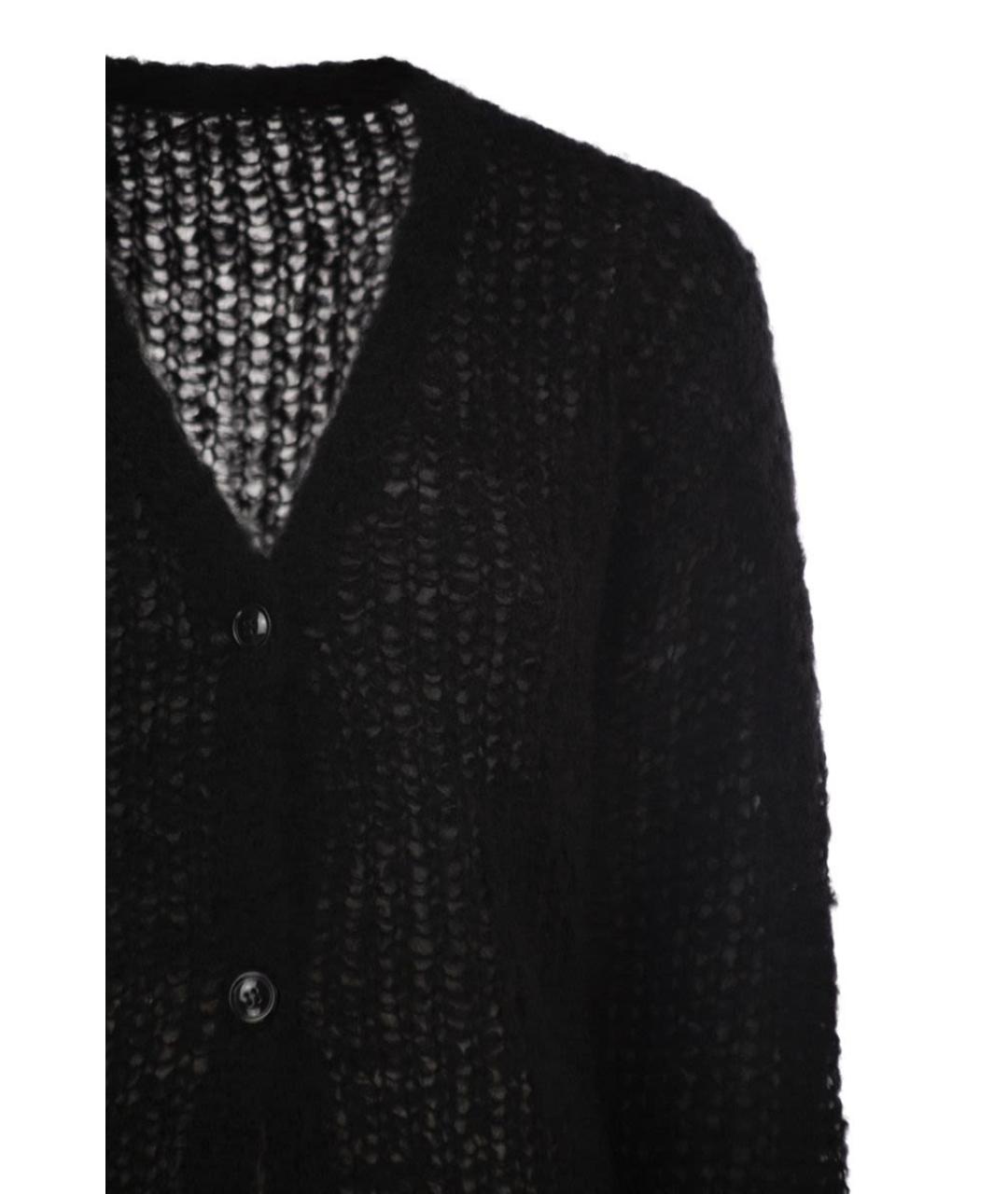 WEEKEND MAX MARA Черный шерстяной кардиган, фото 4