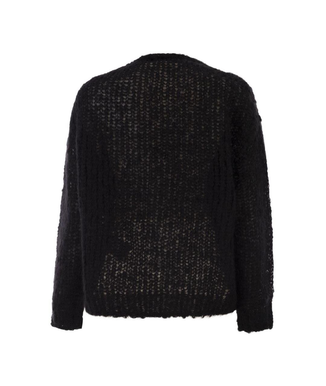 WEEKEND MAX MARA Черный шерстяной кардиган, фото 2