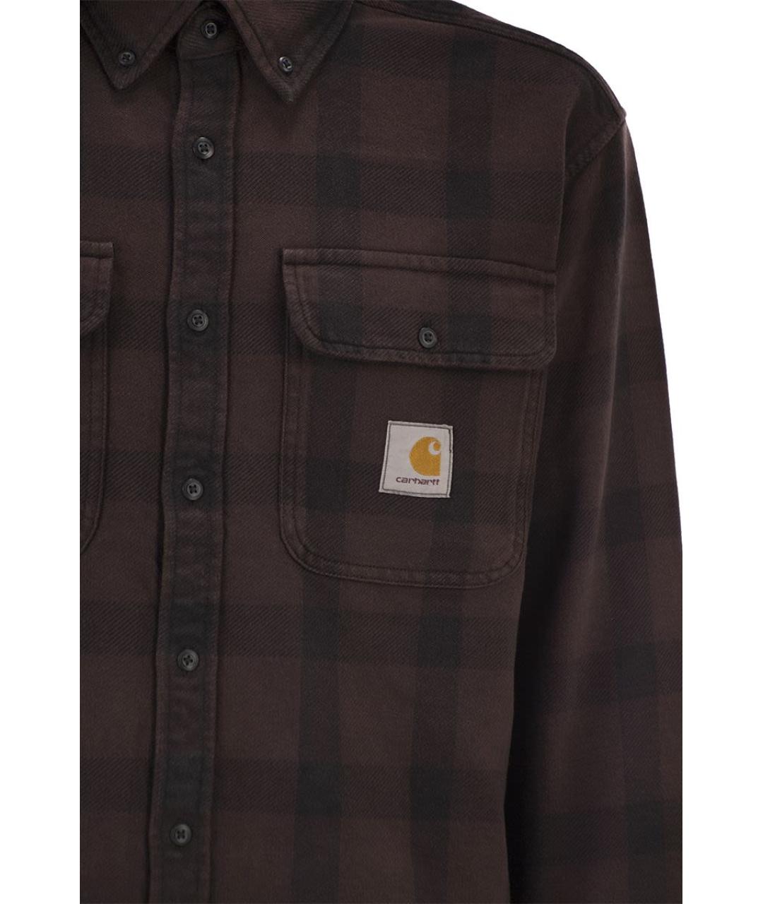 CARHARTT WIP Бордовая хлопковая рубашка, фото 4