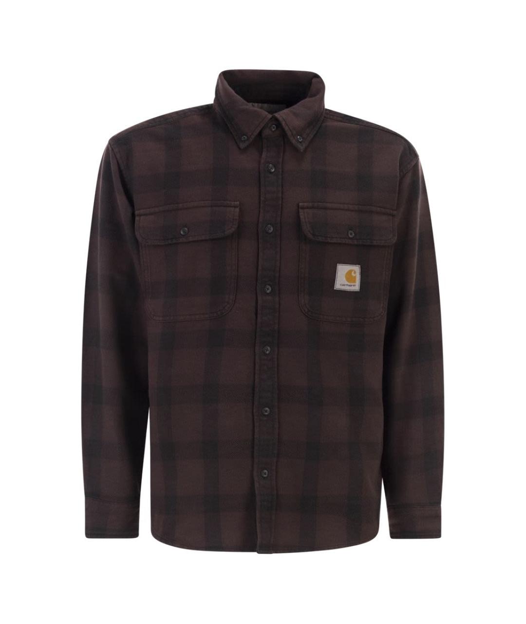 CARHARTT WIP Бордовая хлопковая рубашка, фото 1