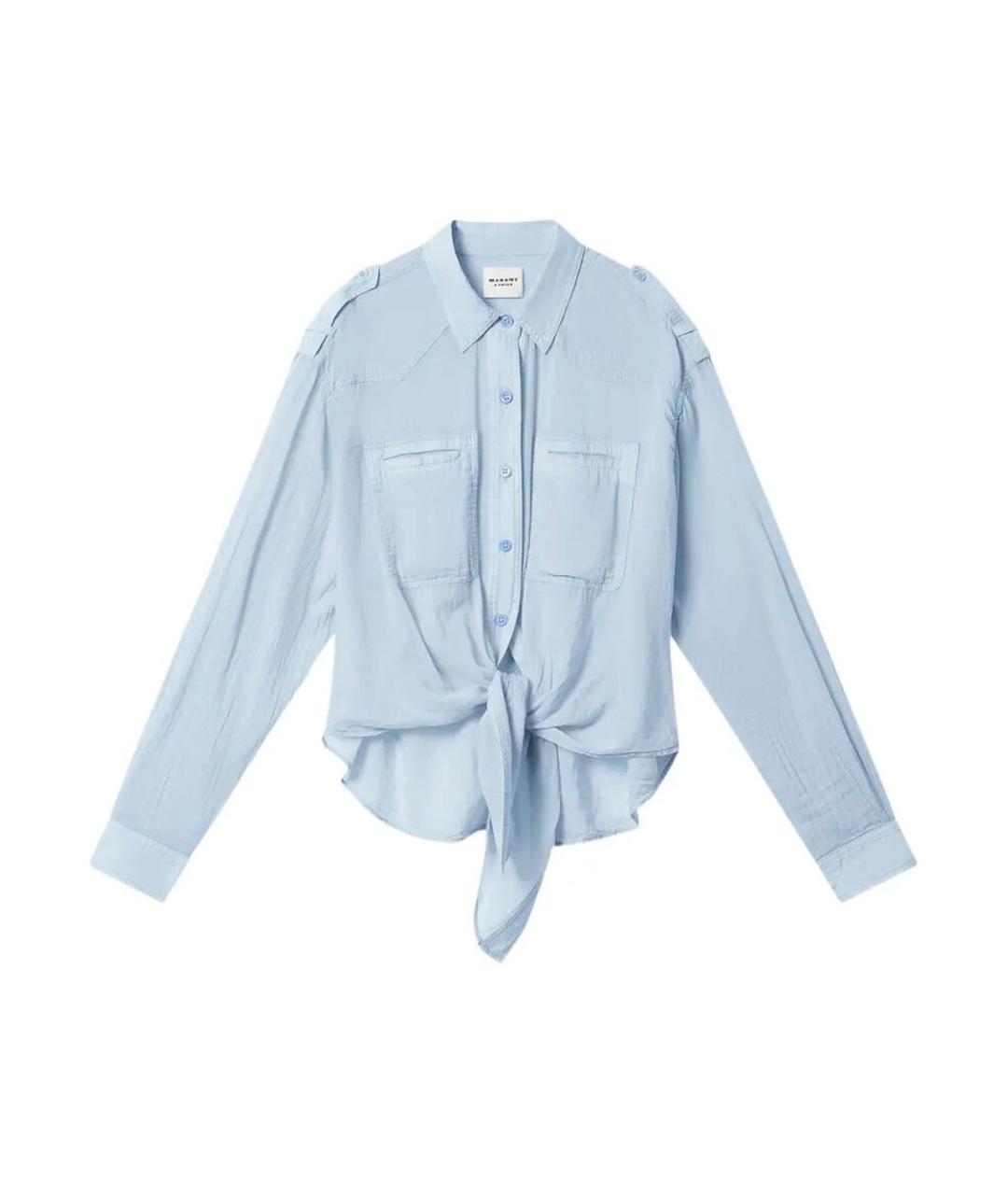 ISABEL MARANT Синяя хлопковая рубашка, фото 1