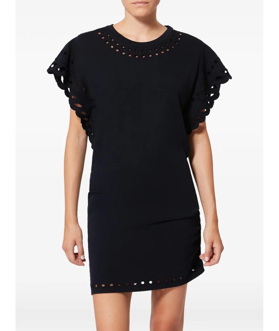 ISABEL MARANT Черное хлопковое повседневное платье, фото 4