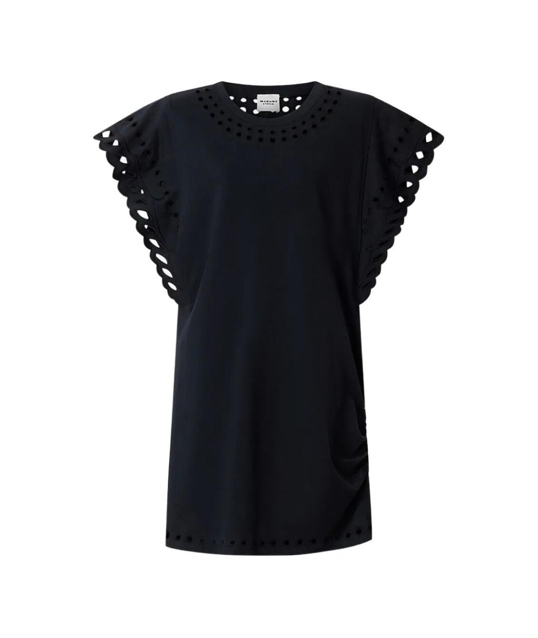 ISABEL MARANT Черное хлопковое повседневное платье, фото 1