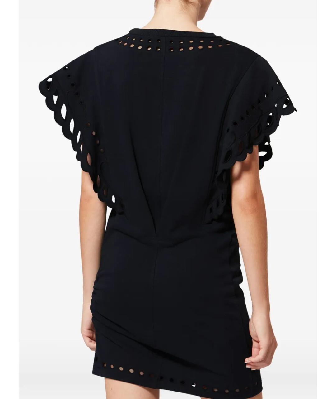 ISABEL MARANT Черное хлопковое повседневное платье, фото 3