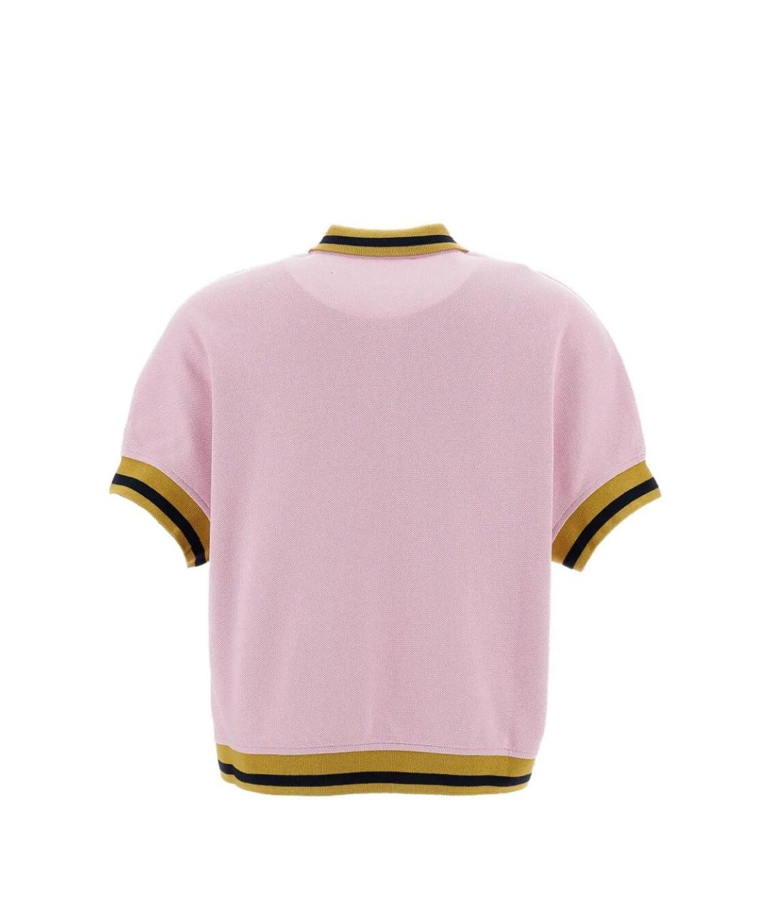 MARNI Розовая хлопковая футболка, фото 2