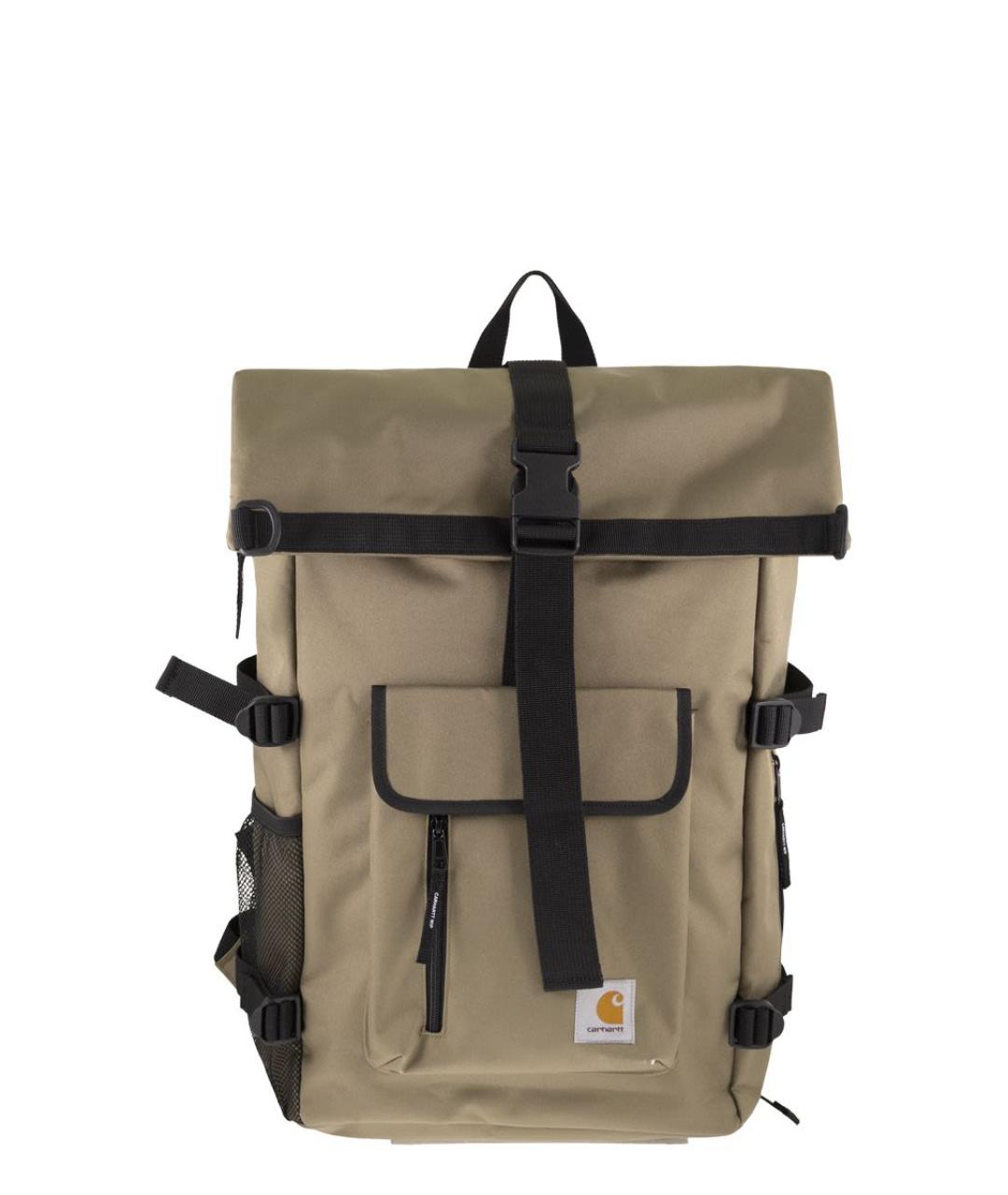 CARHARTT WIP Бежевый синтетический рюкзак, фото 1