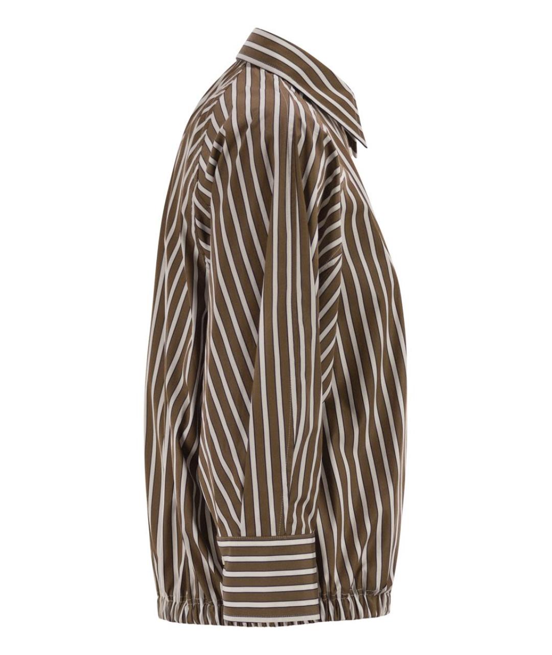 BRUNELLO CUCINELLI Коричневая рубашка, фото 3