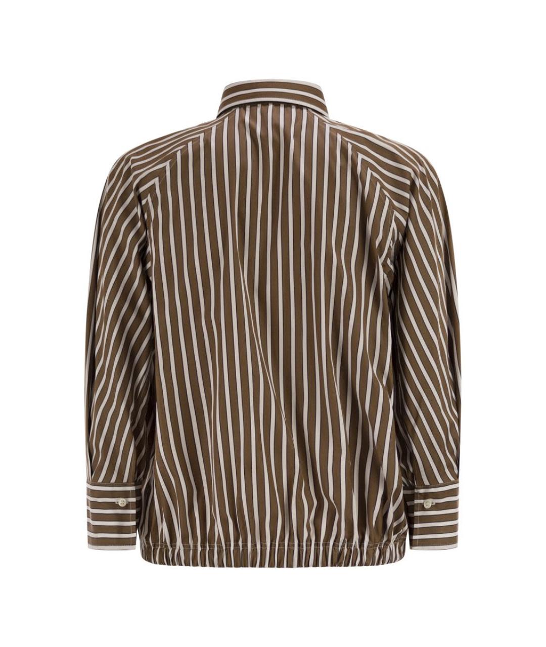 BRUNELLO CUCINELLI Коричневая рубашка, фото 2
