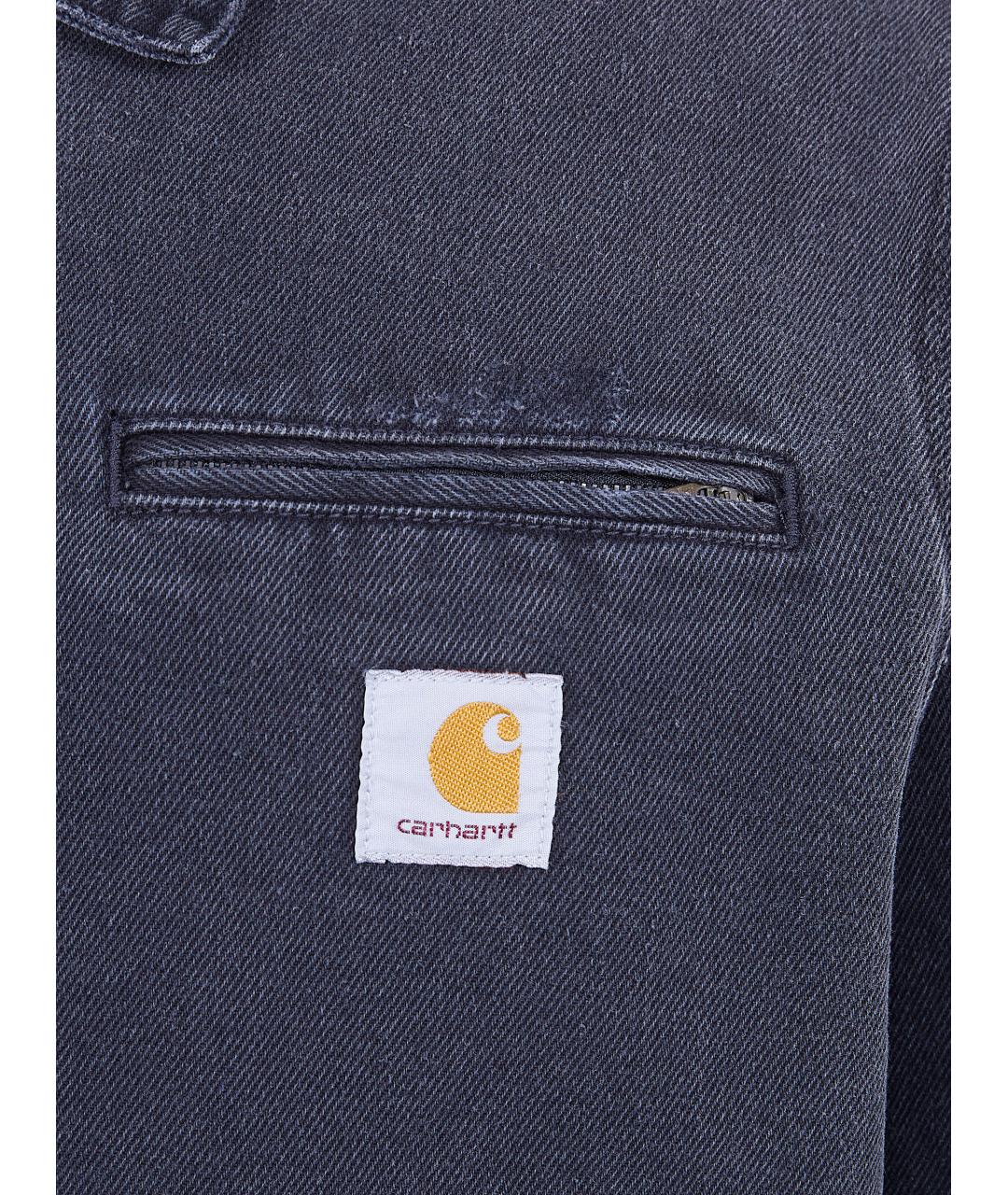 CARHARTT WIP Черная хлопковая куртка, фото 3