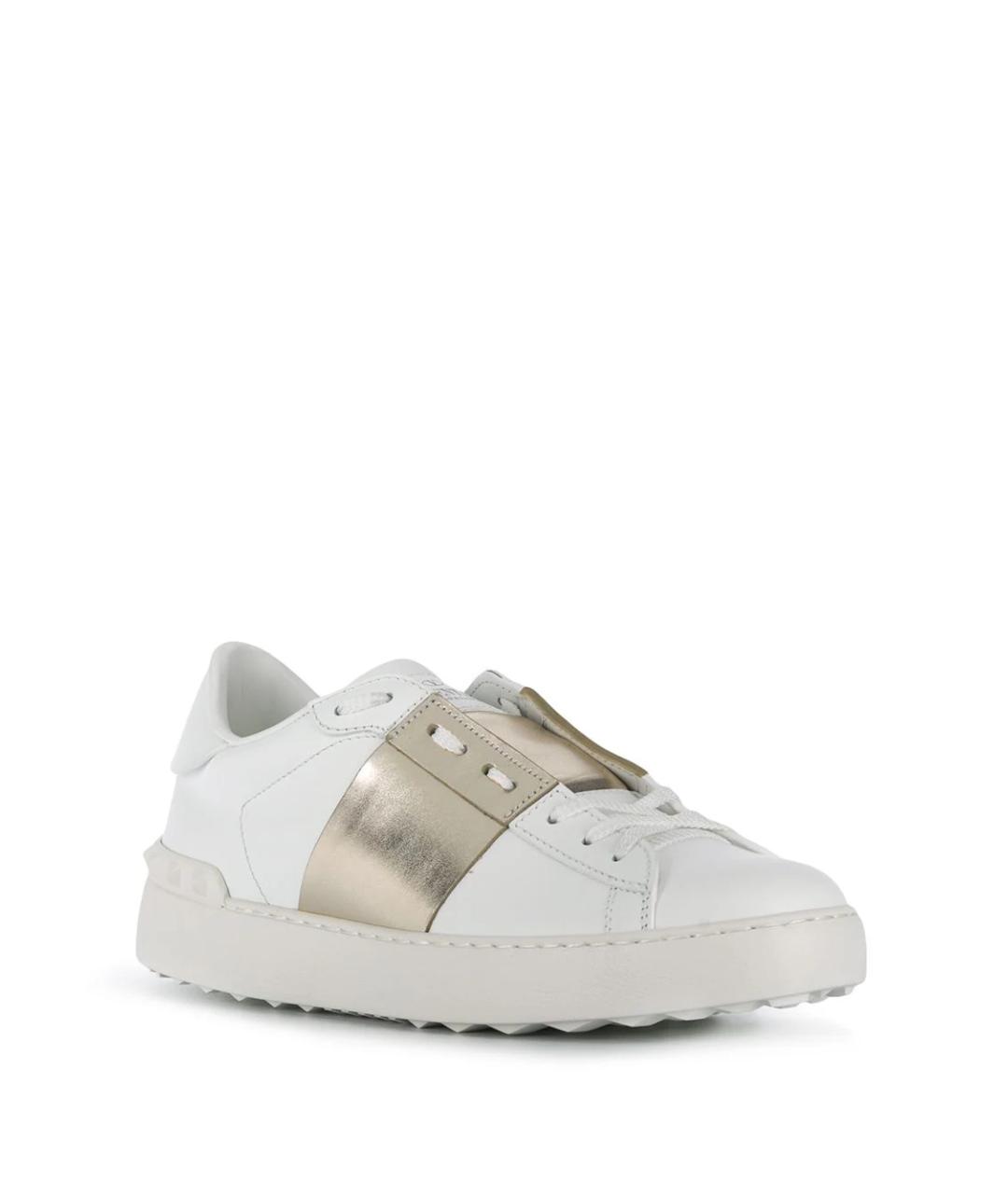 VALENTINO Белые кожаные кеды, фото 2