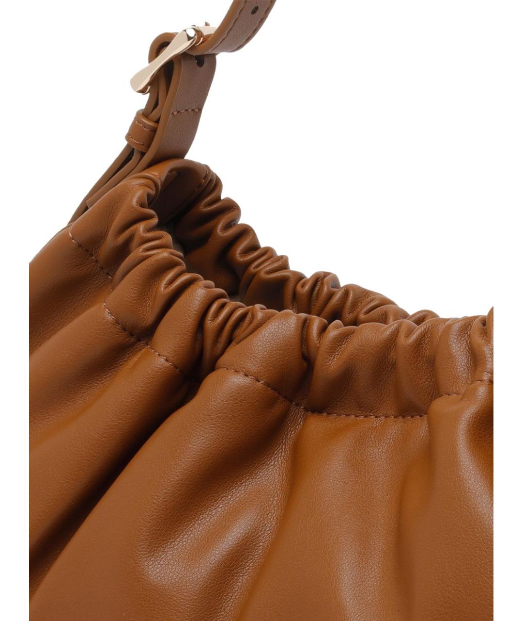 A.P.C. Коричневая сумка через плечо из искусственной кожи, фото 4