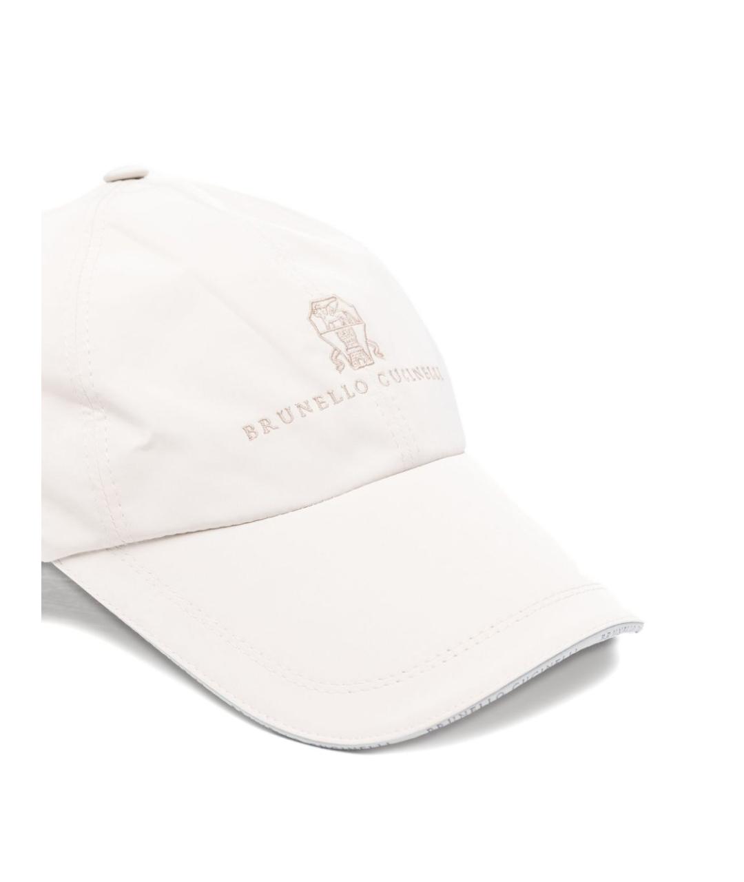 BRUNELLO CUCINELLI Белая кепка/бейсболка, фото 2