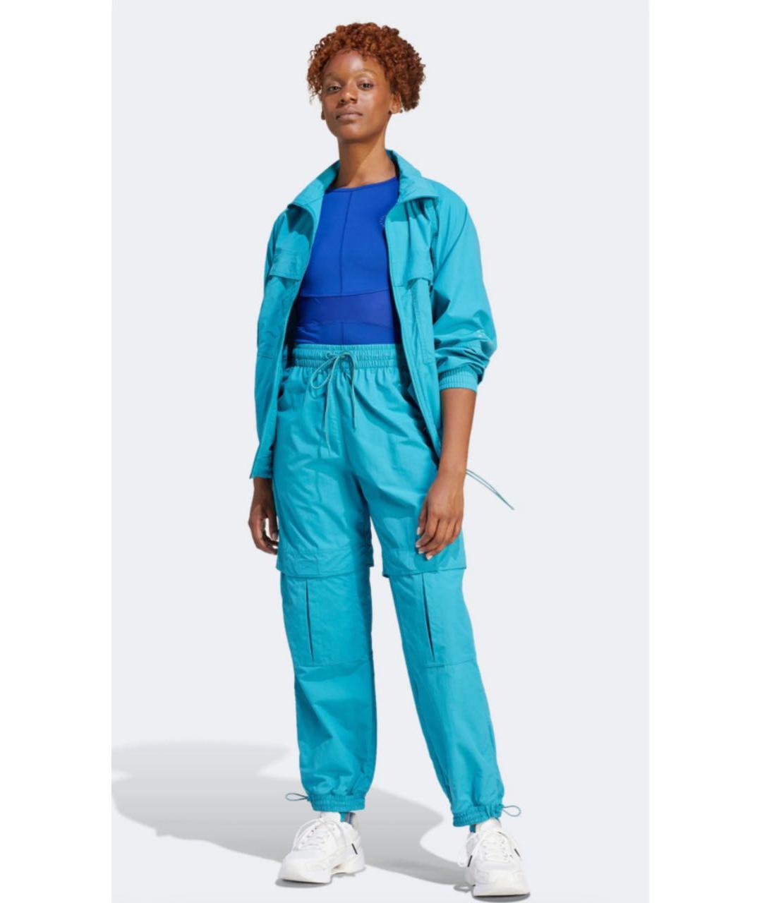 ADIDAS BY STELLA MCCARTNEY Голубые спортивные брюки и шорты, фото 6