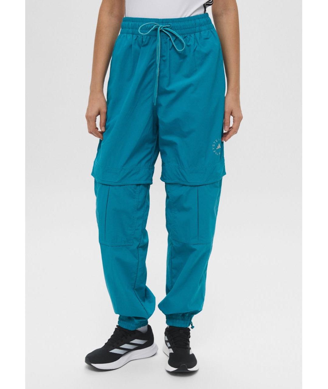 ADIDAS BY STELLA MCCARTNEY Голубые спортивные брюки и шорты, фото 7