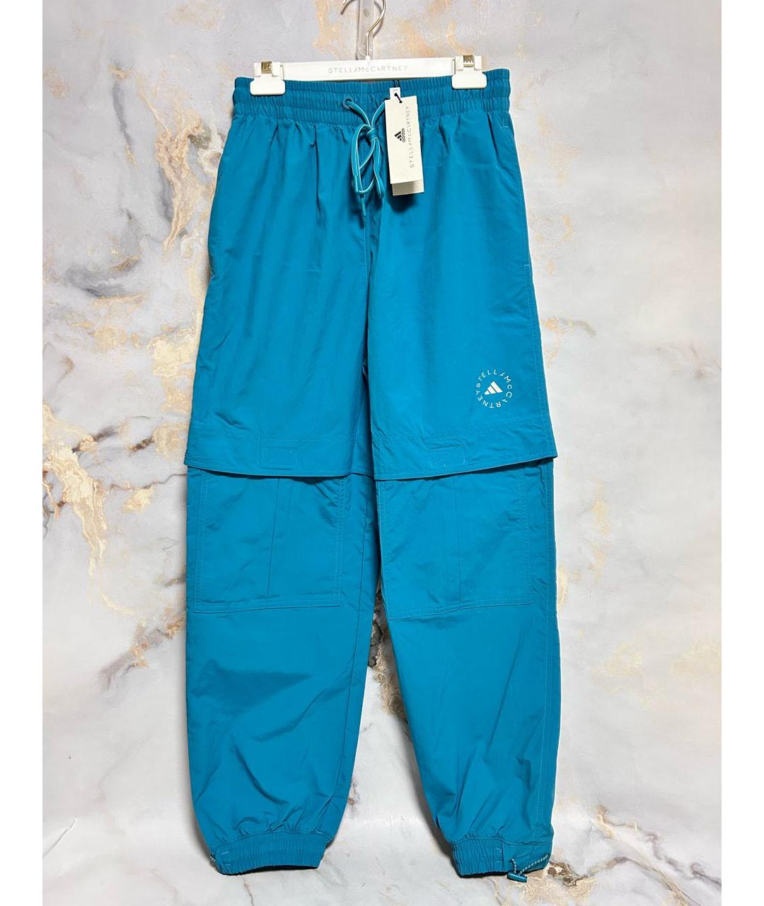 ADIDAS BY STELLA MCCARTNEY Голубые спортивные брюки и шорты, фото 2