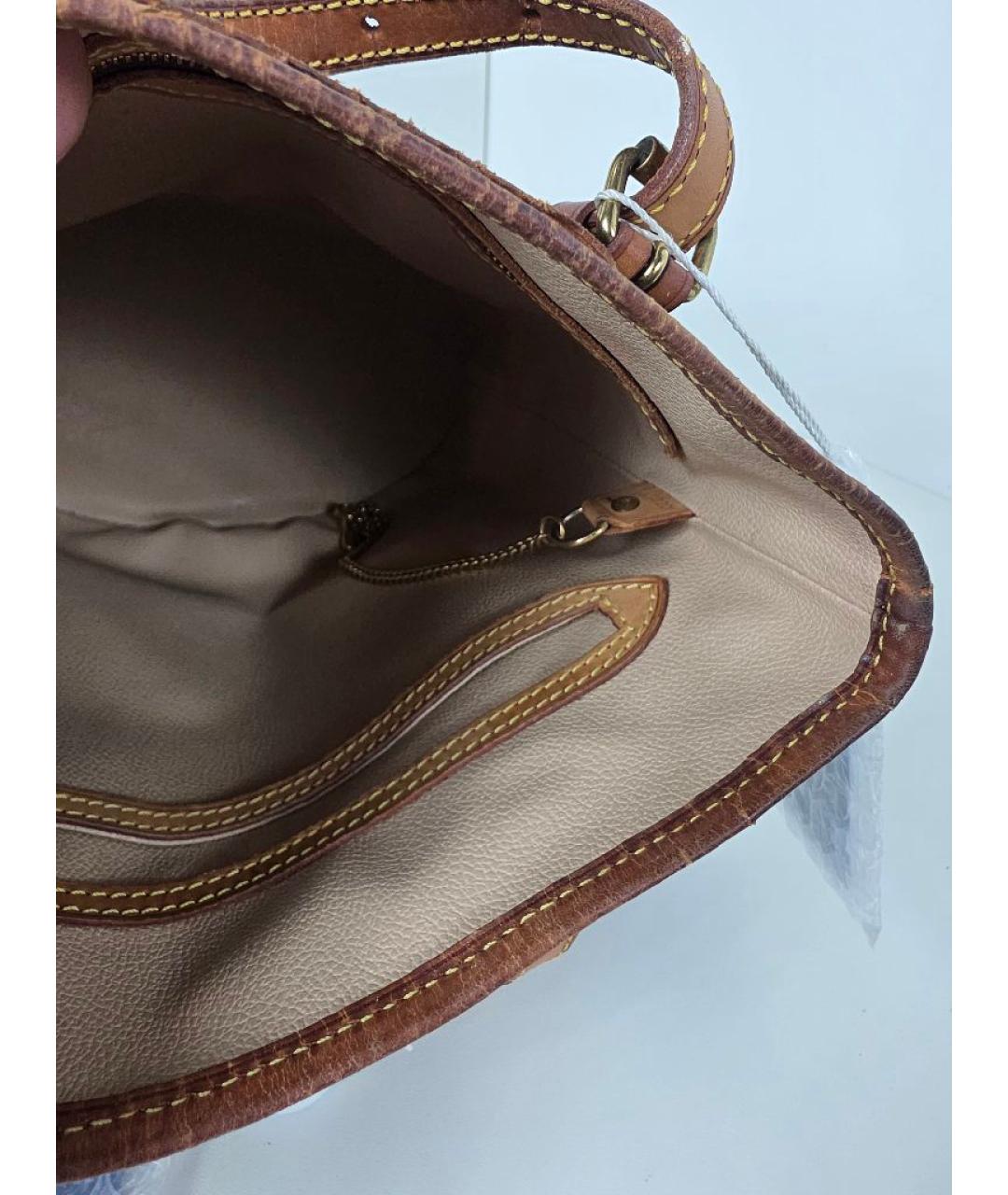 LOUIS VUITTON Коричневая сумка тоут, фото 8