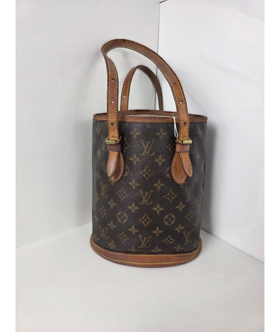 LOUIS VUITTON Коричневая сумка тоут, фото 3