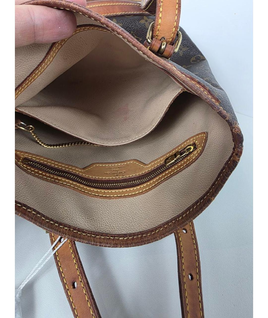 LOUIS VUITTON Коричневая сумка тоут, фото 4