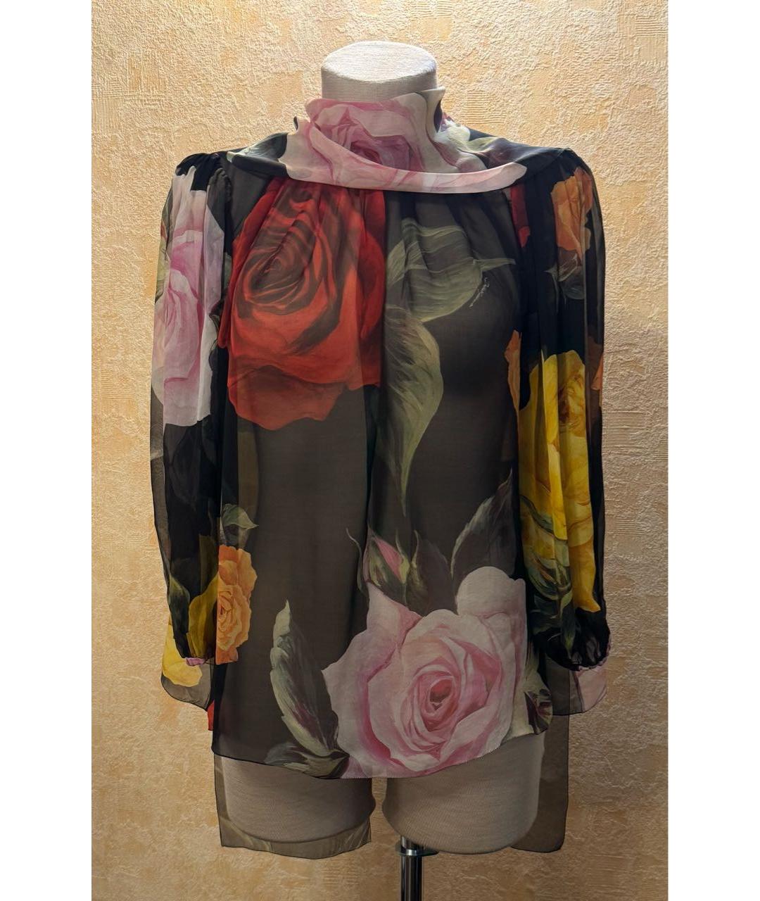 DOLCE&GABBANA Шелковая блузы, фото 3