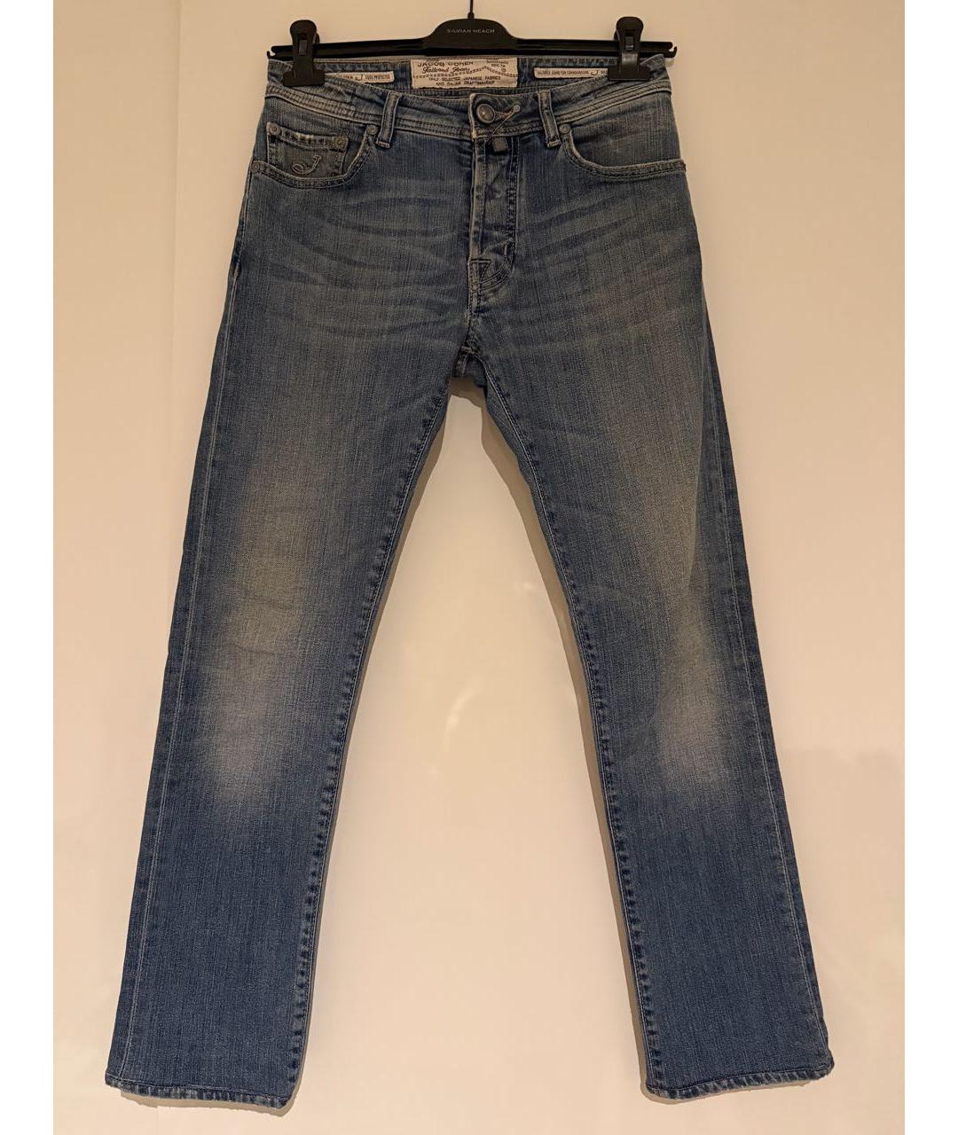 JACOB COHEN Голубые прямые джинсы, фото 8