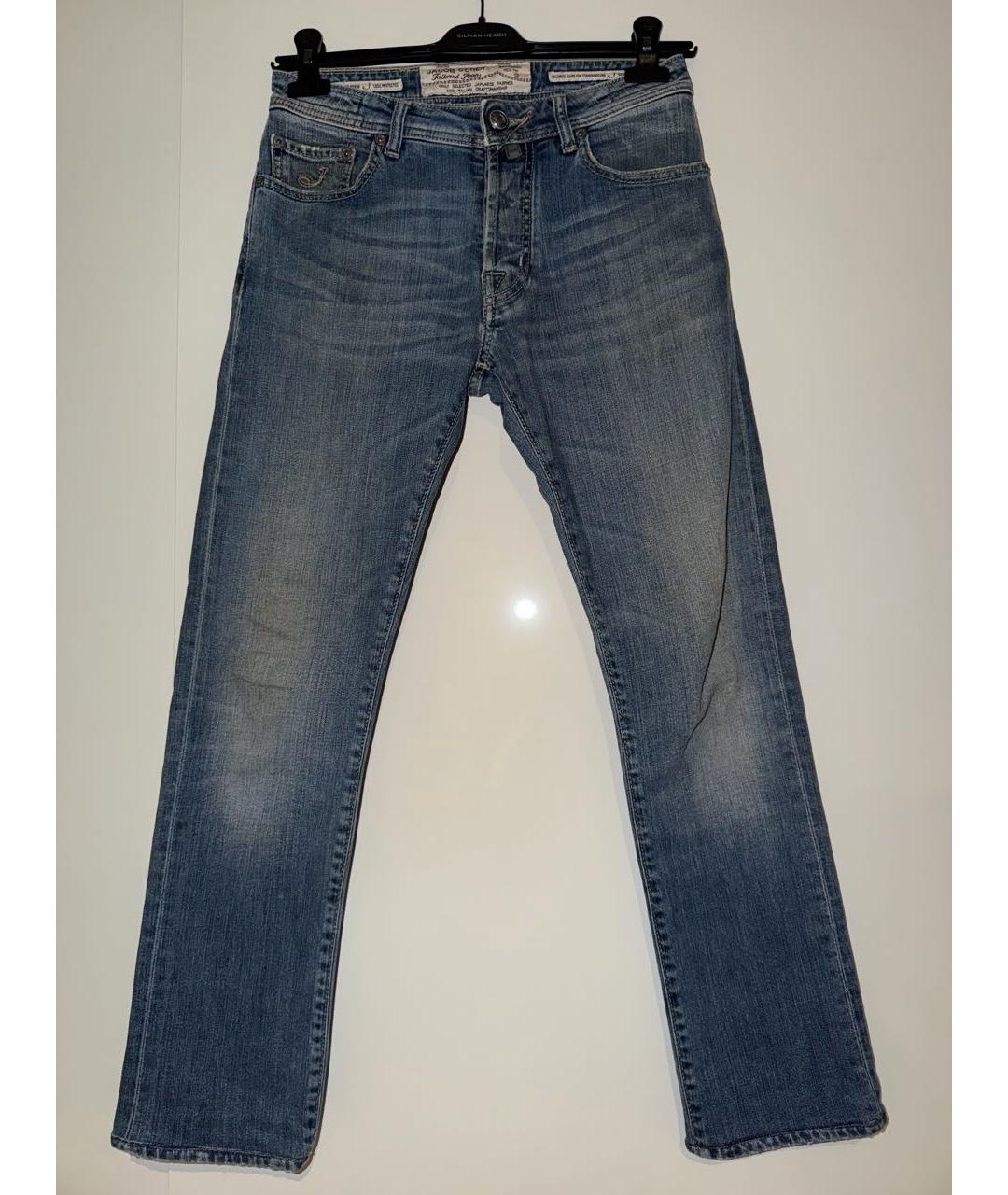 JACOB COHEN Голубые прямые джинсы, фото 2