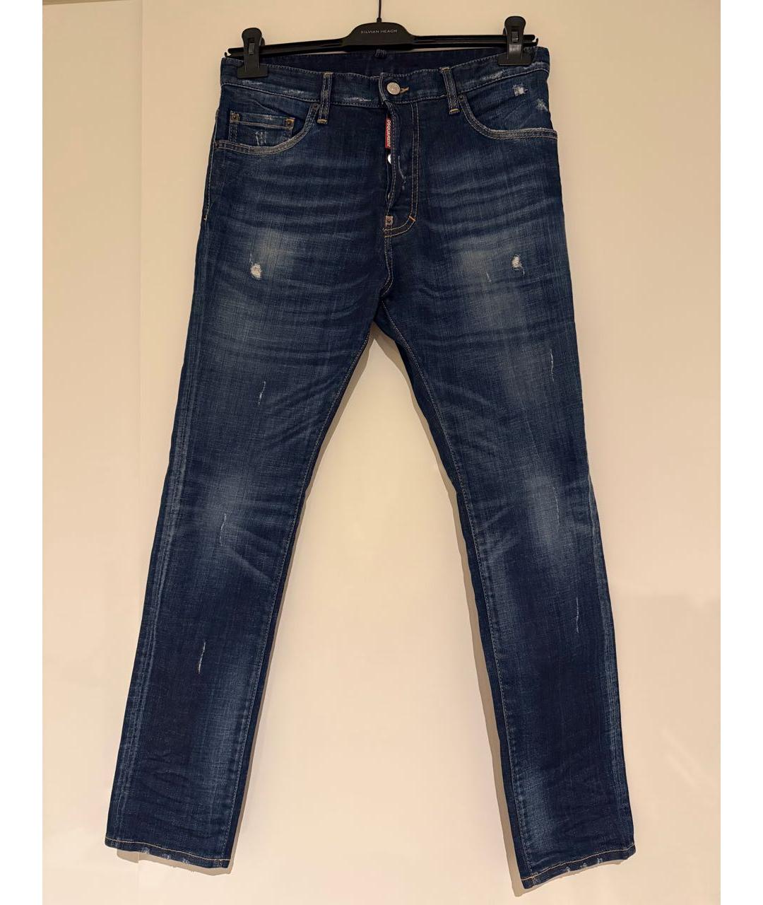 DSQUARED2 Синие прямые джинсы, фото 2