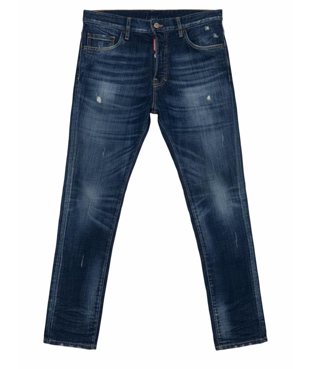 DSQUARED2 Синие прямые джинсы, фото 1