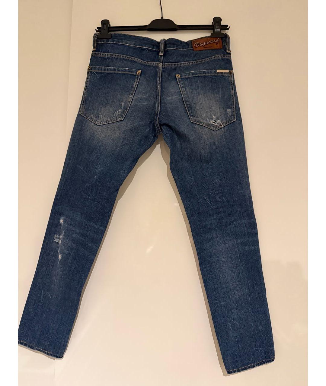 DSQUARED2 Синие прямые джинсы, фото 2
