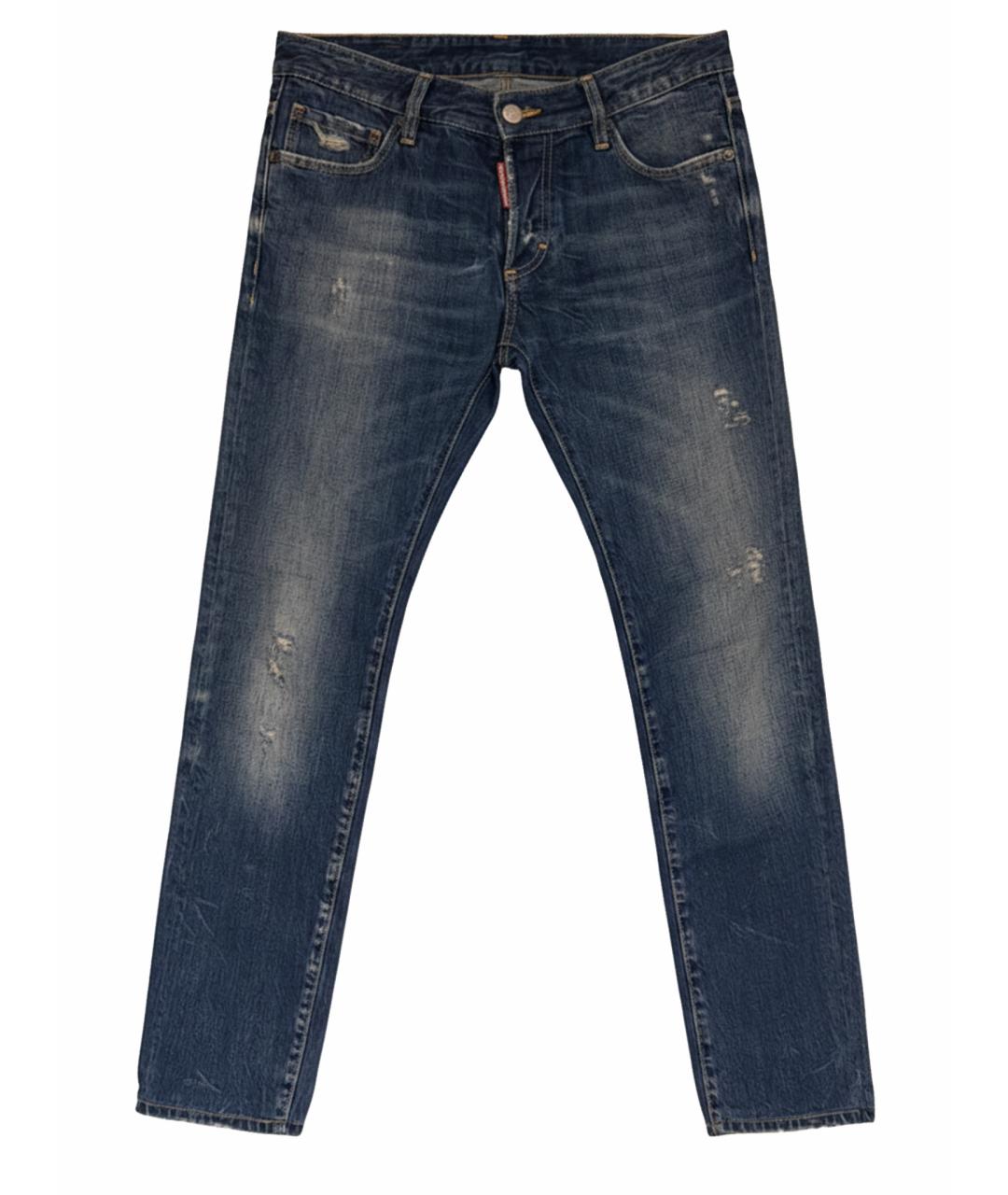 DSQUARED2 Синие прямые джинсы, фото 6