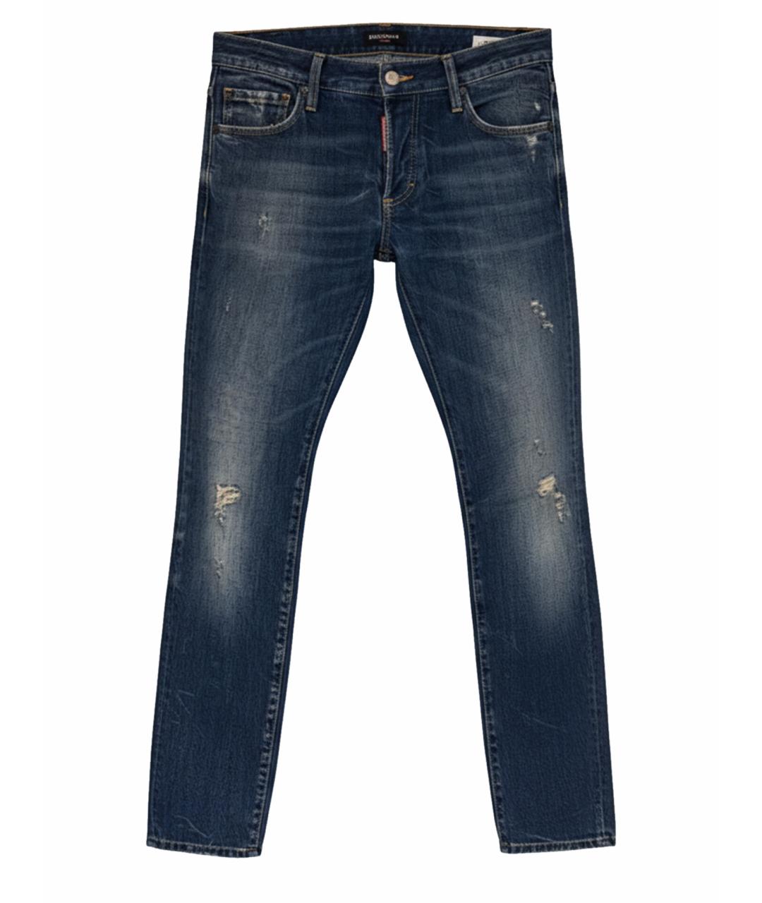 DSQUARED2 Синие прямые джинсы, фото 1