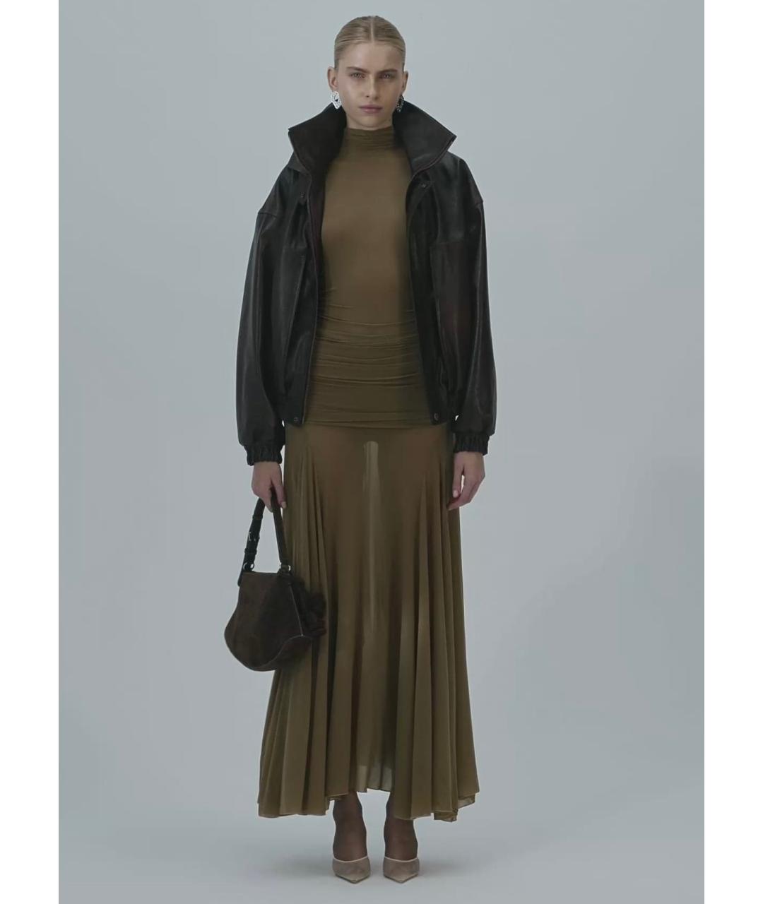 MAGDA BUTRYM Бежевое коктейльное платье, фото 2