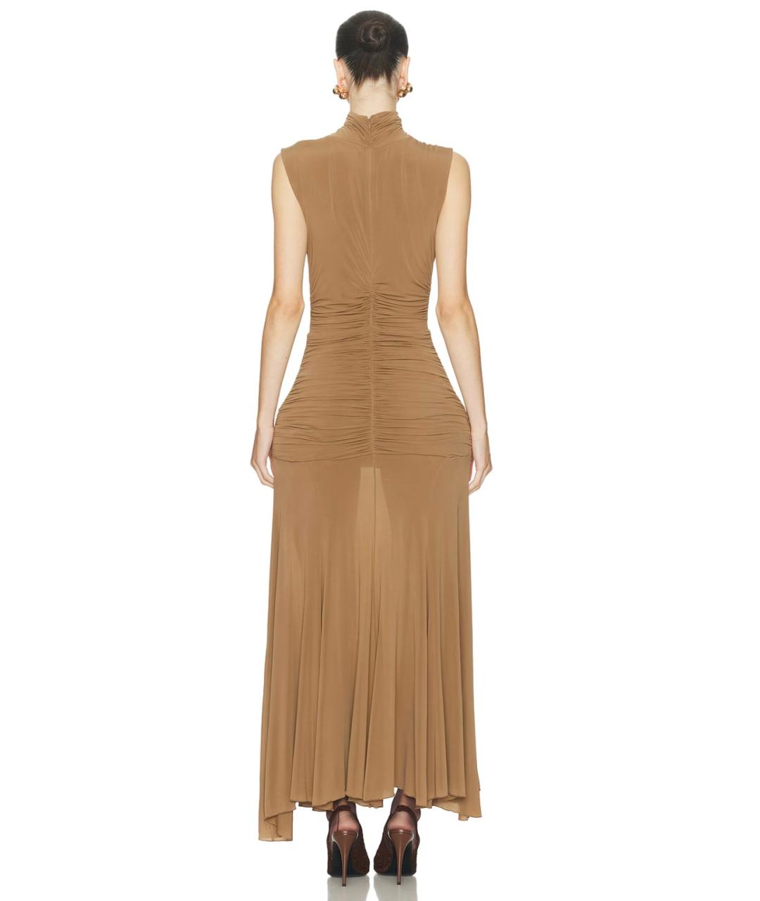 MAGDA BUTRYM Бежевое коктейльное платье, фото 6