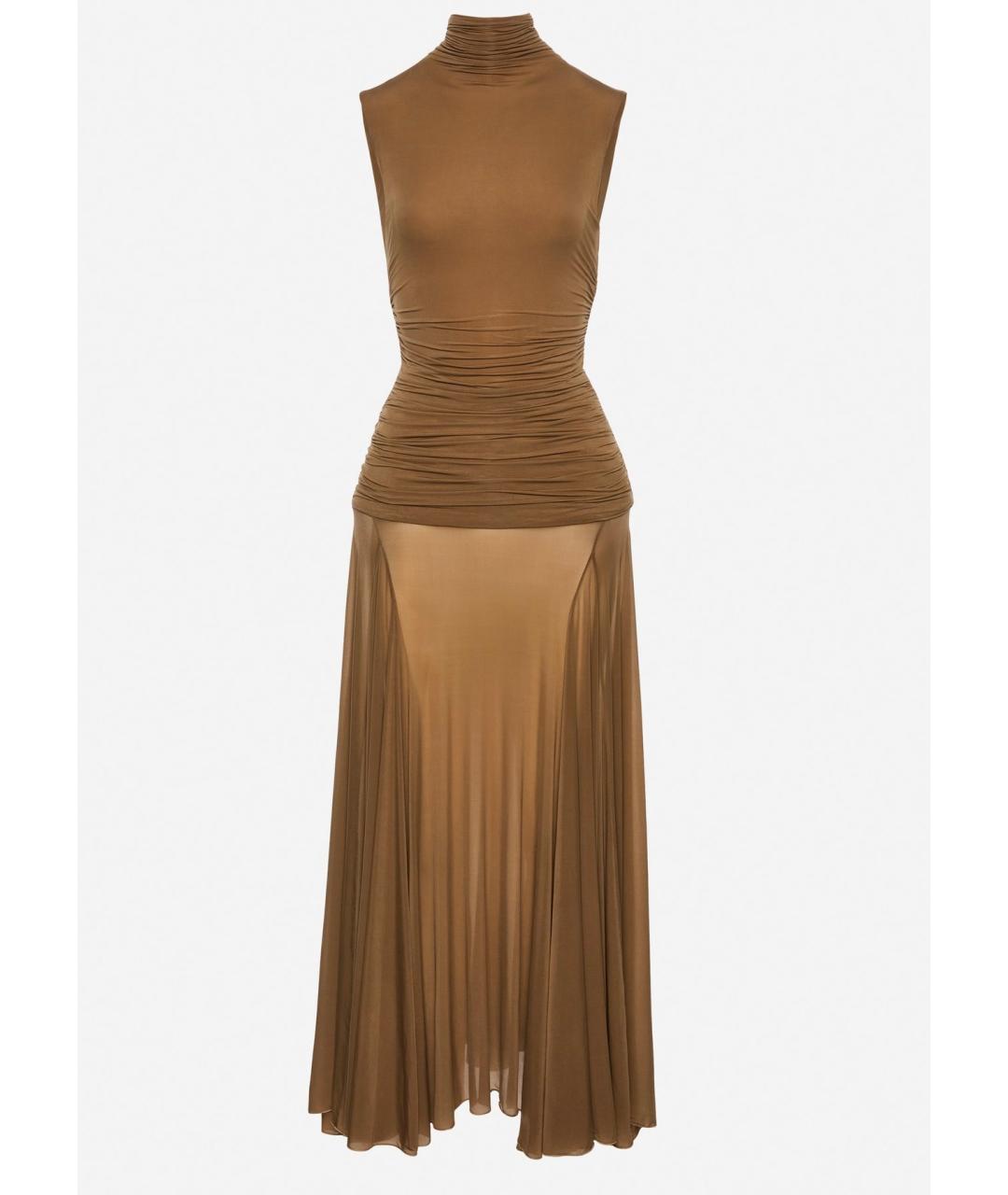 MAGDA BUTRYM Бежевое коктейльное платье, фото 7