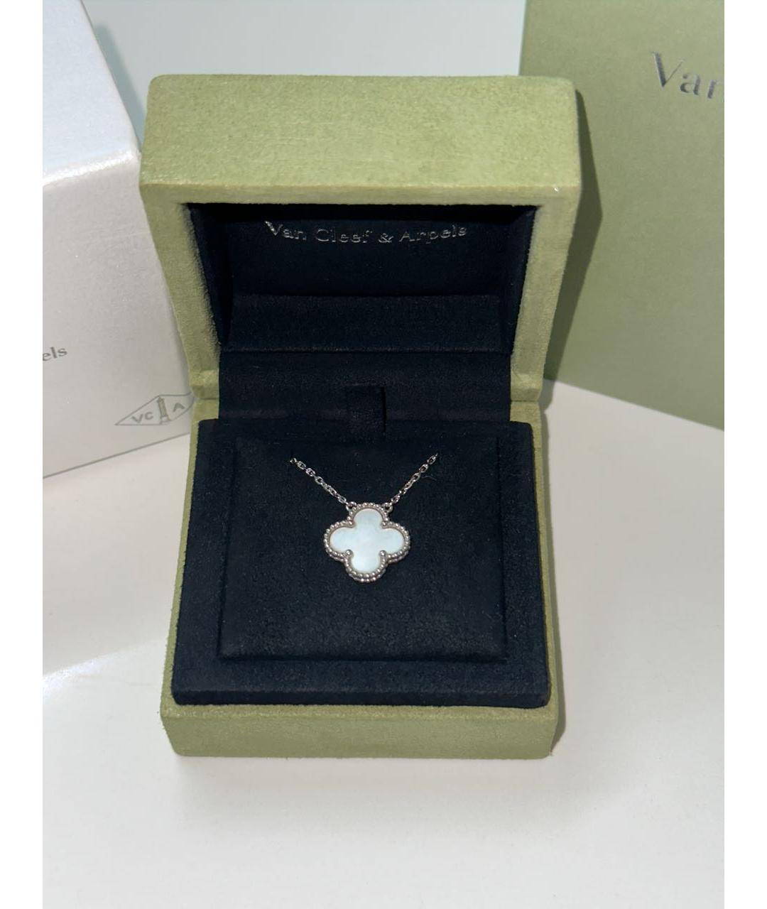 VAN CLEEF & ARPELS Белое колье из белого золота, фото 6