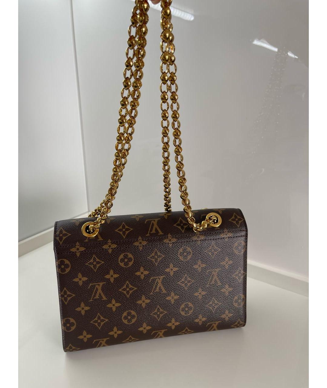 LOUIS VUITTON Темно-синяя кожаная сумка через плечо, фото 2