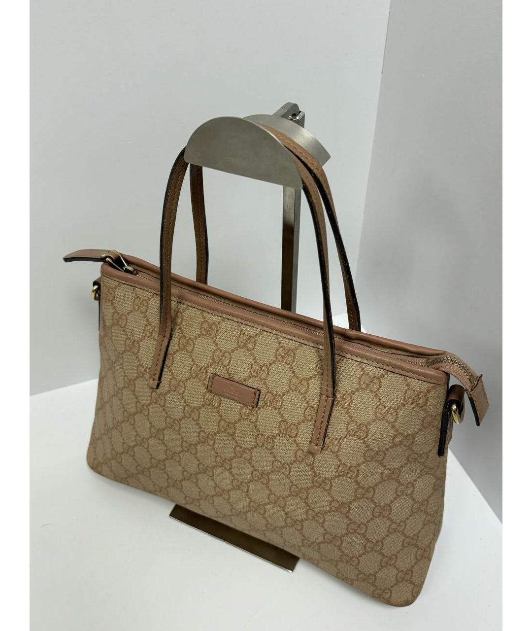 GUCCI Бежевая сумка тоут, фото 2