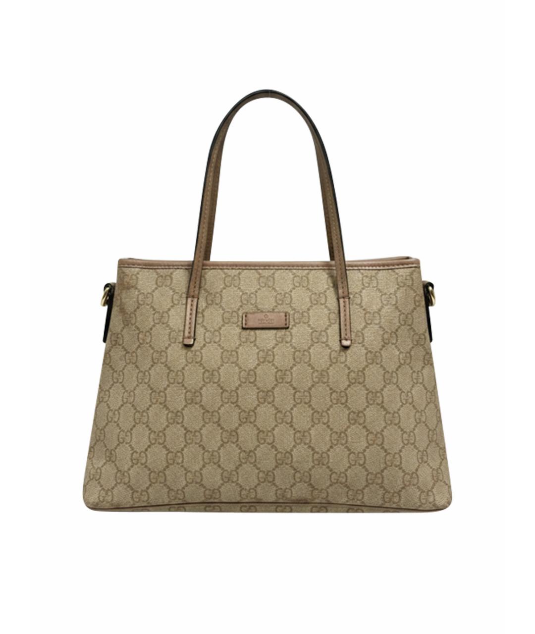 GUCCI Бежевая сумка тоут, фото 4