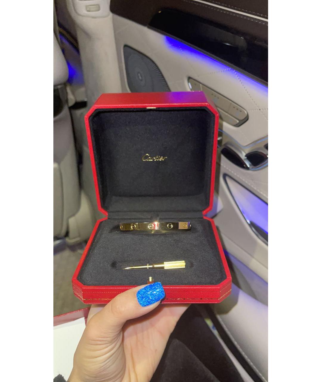 CARTIER Золотой браслет из желтого золота, фото 3