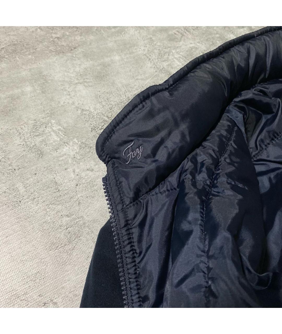 FAY Темно-синее хлопковое пальто, фото 3